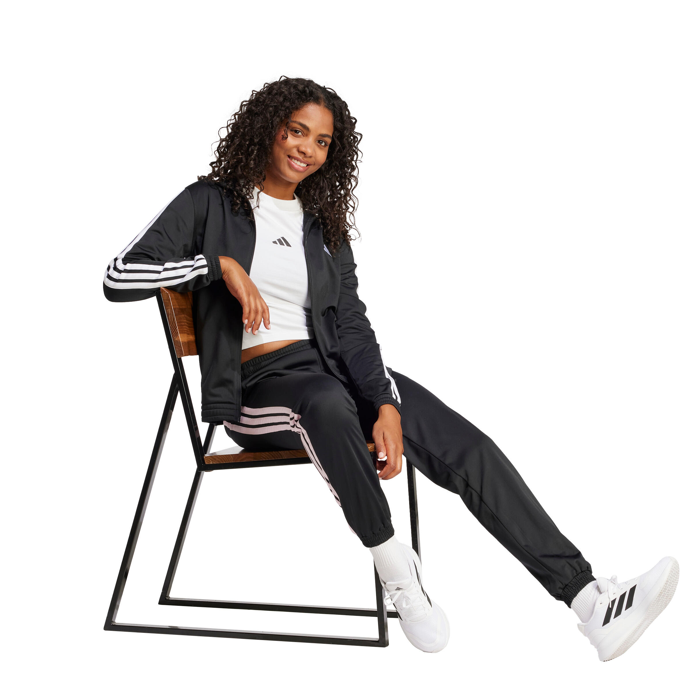 Veste de survêtement femme adidas Tricot 3-Stripes 4/6
