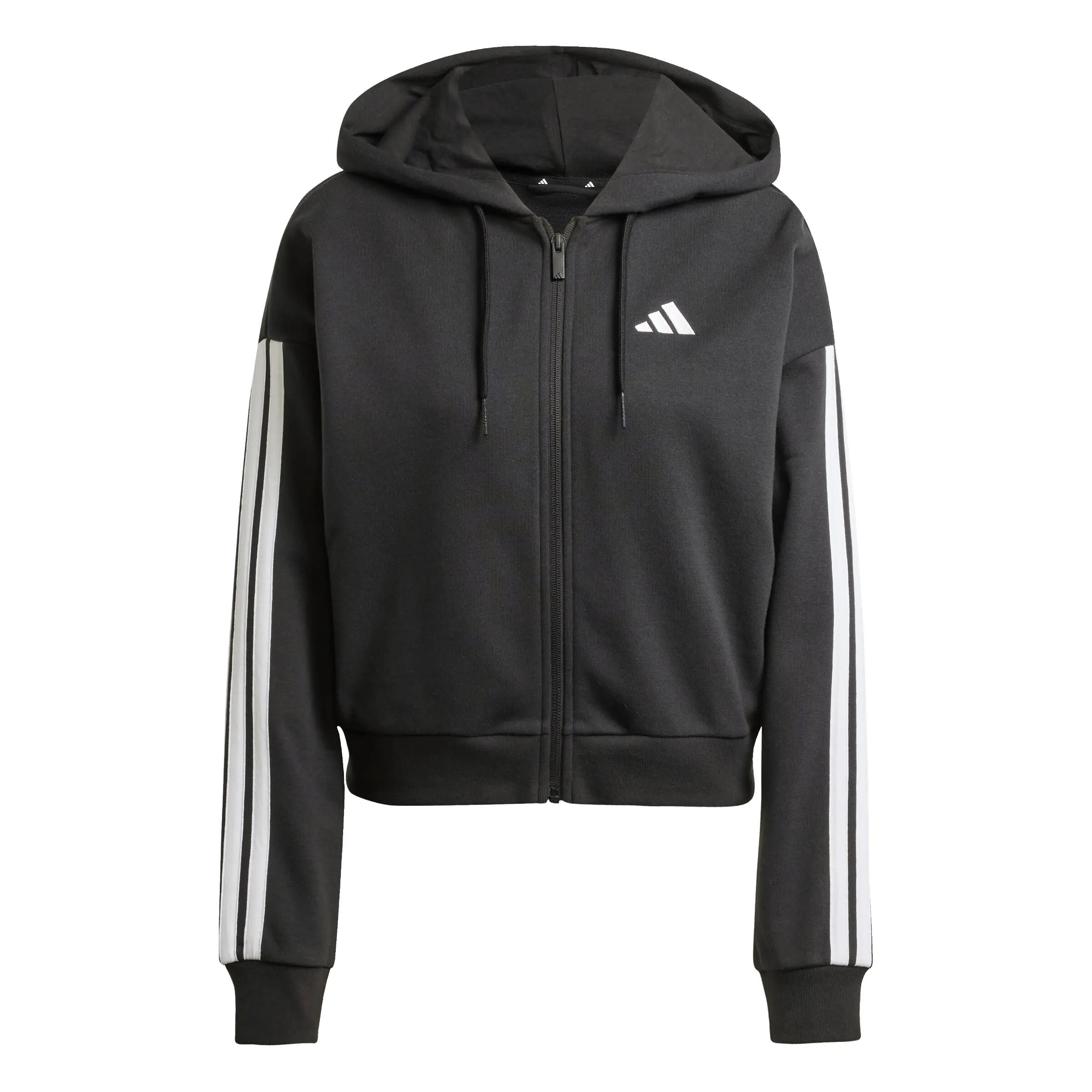 Felpa con cappuccio Essentials 3-Stripes French Terry Full-Zip 7/7