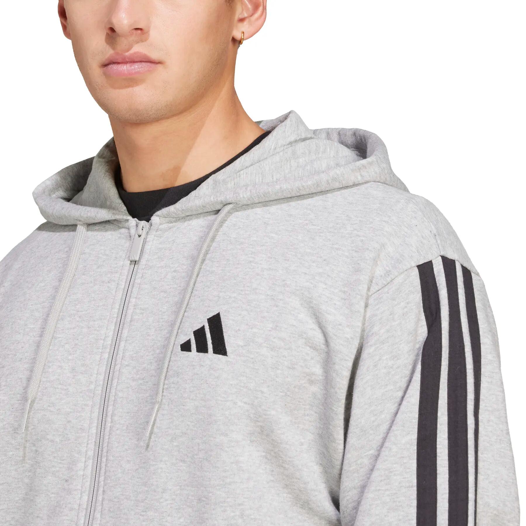 Bluza z kapturem Essentials 3-Stripes French Terry Full-Zip 6/7