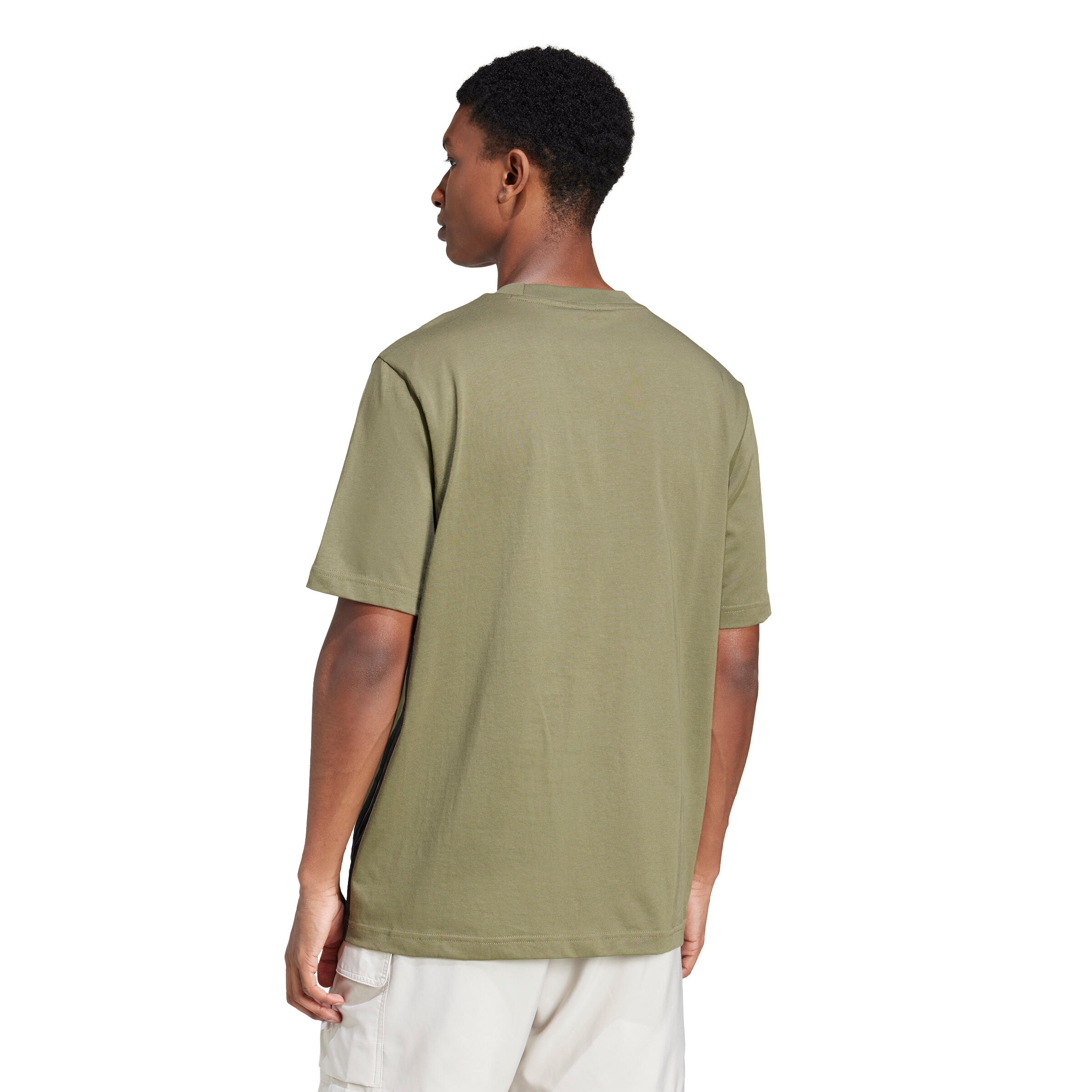 Einfaches Jersey-T-Shirt adidas Essentials 3-Stripes 4/6