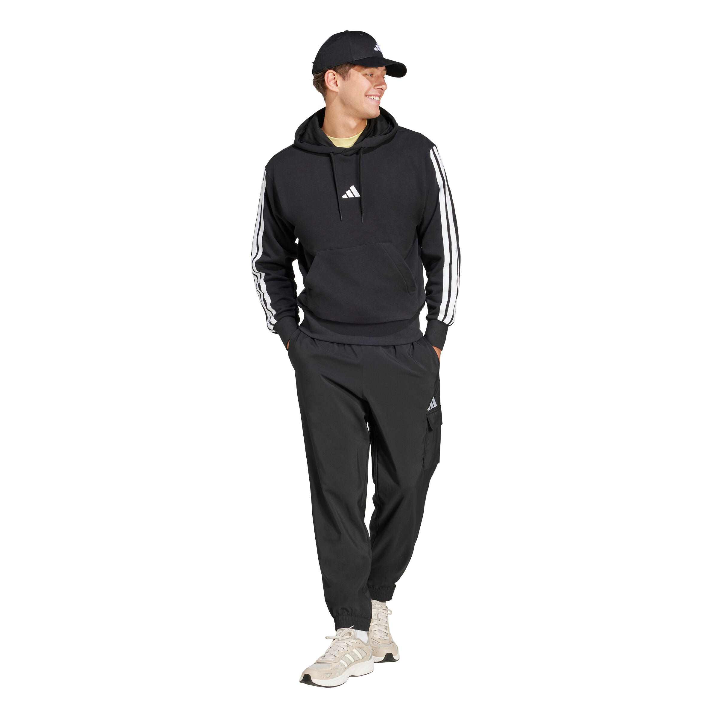 Sweatshirt à capuche adidas Essentials 3-Stripes French Terry 3/7