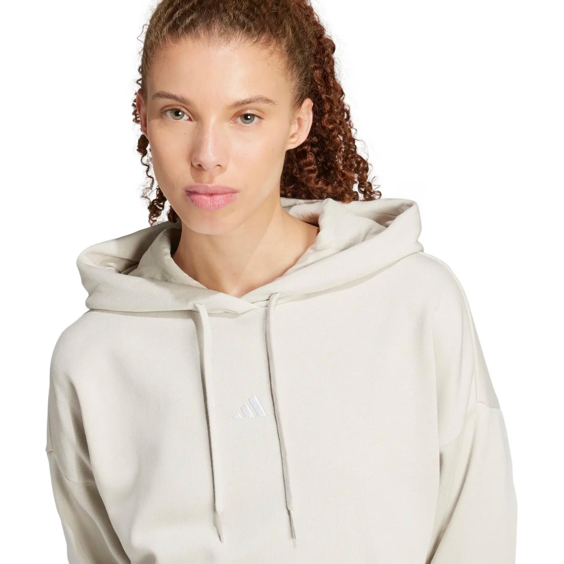 Dames Hoodie adidas Essentials Small Logo Feel Cozy 5/6