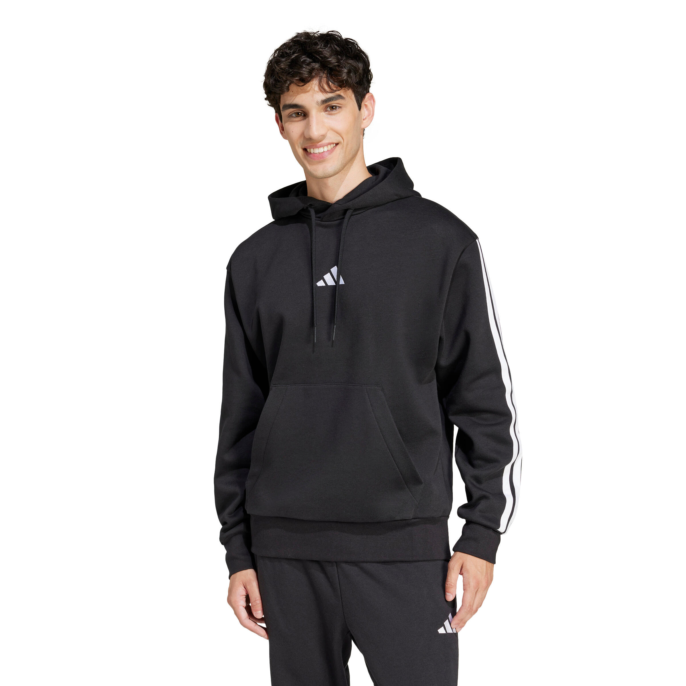 Hoodie adidas Essentials 3-Stripes Fleece 2/6