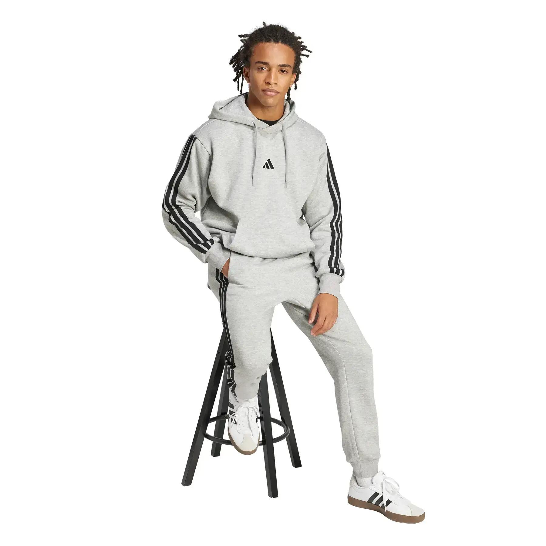Bluza z kapturem adidas Essentials 3-Stripes Fleece 3/6