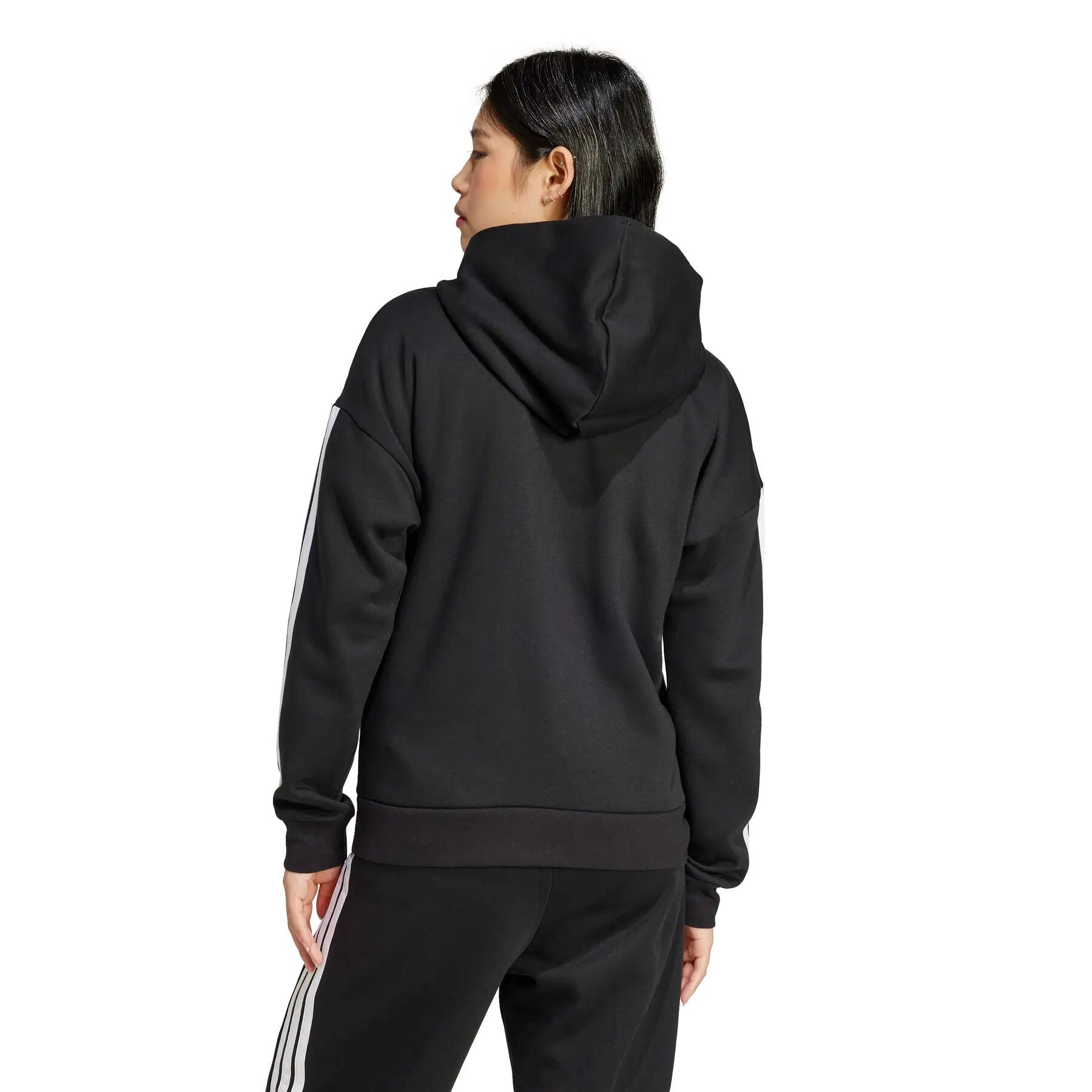 Sweatshirt à capuche zippé en polaire femme adidas Essentials 3-Stripes 4/6