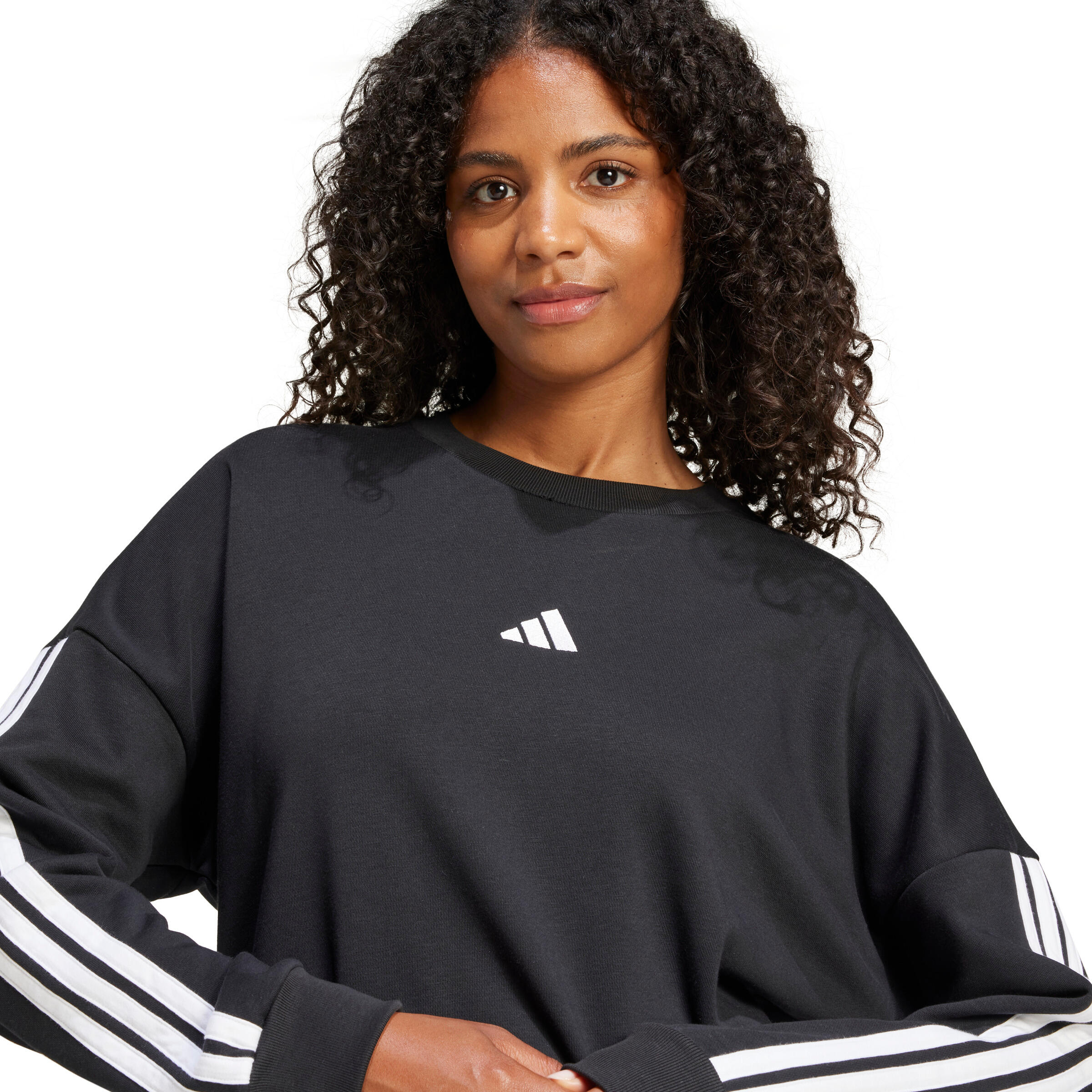 Bluza damska z francuskiego dresu adidas Essentials 3-Stripes 5/6