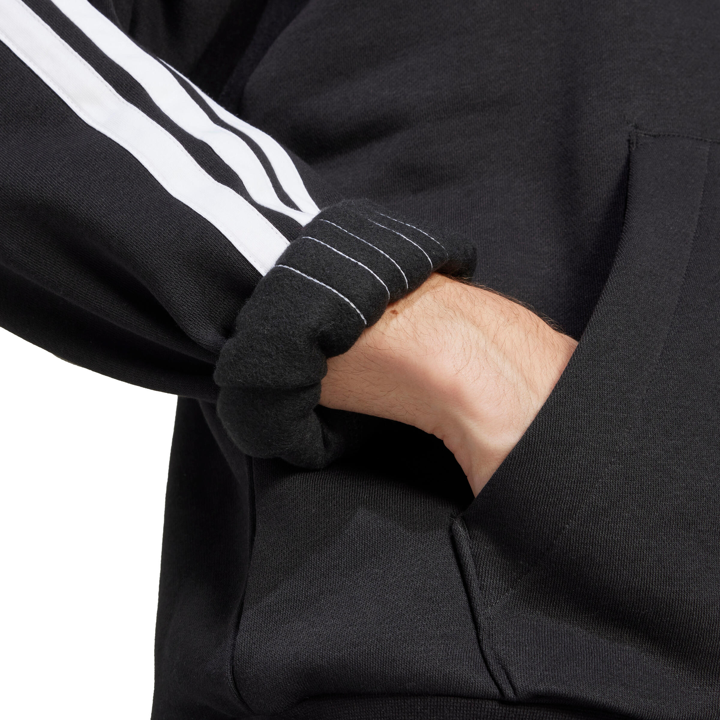 Felpa con cappuccio adidas Essentials 3-Stripes Fleece 6/6