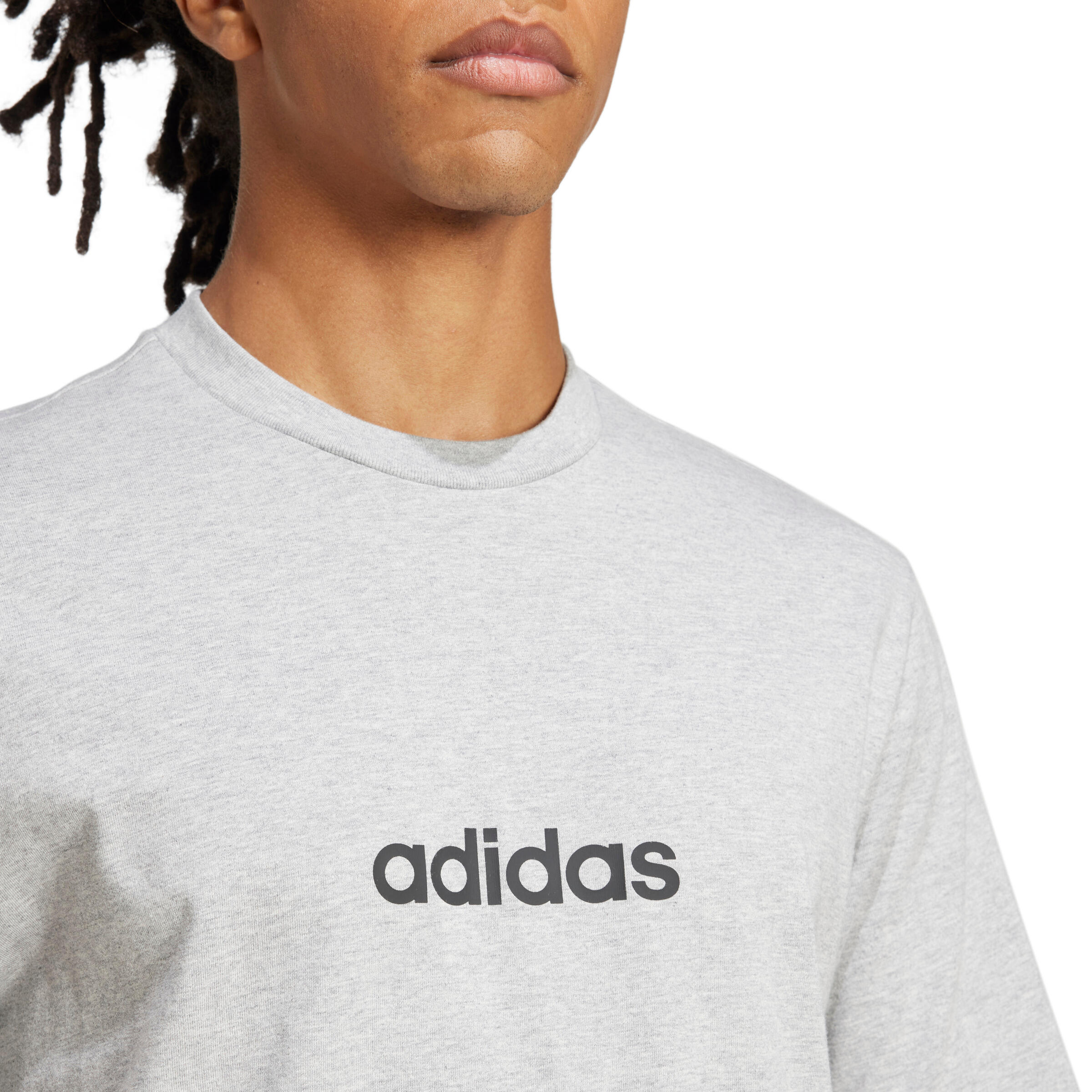 Camiseta de punto simple adidas Essentials Linear 5/6