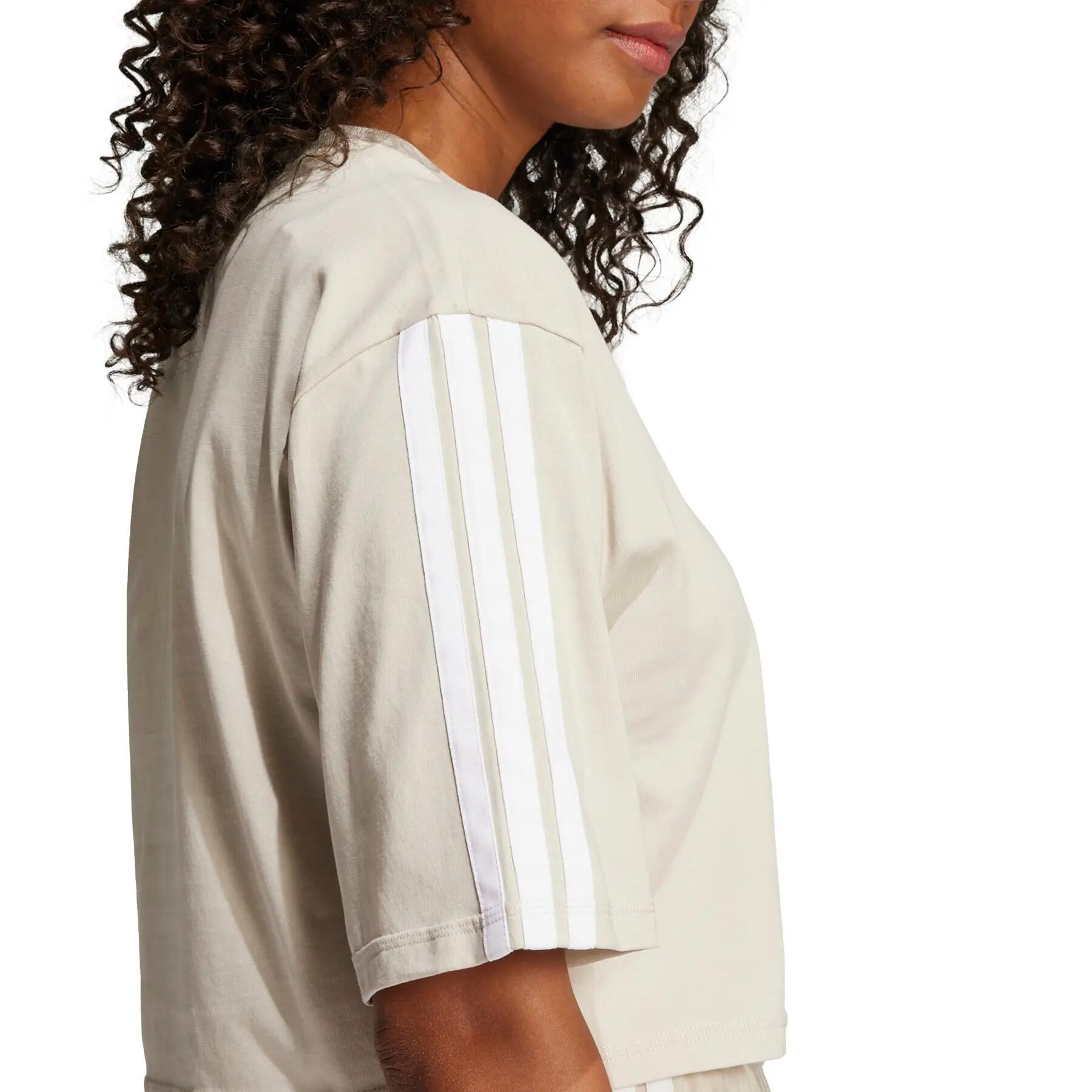 Camiseta holgada de mujer adidas Essentials 3-Stripes 5/6