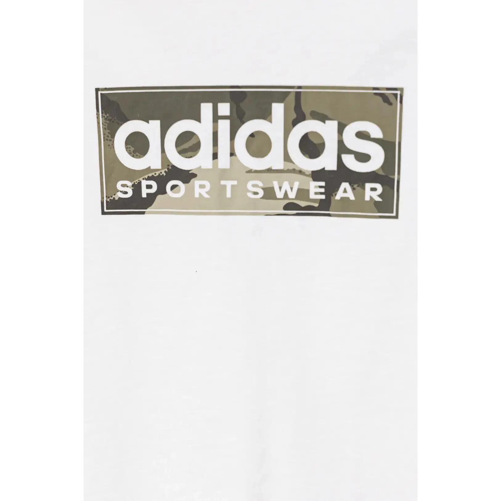 Camiseta infantil adidas Camo Linear Graphic 3/3