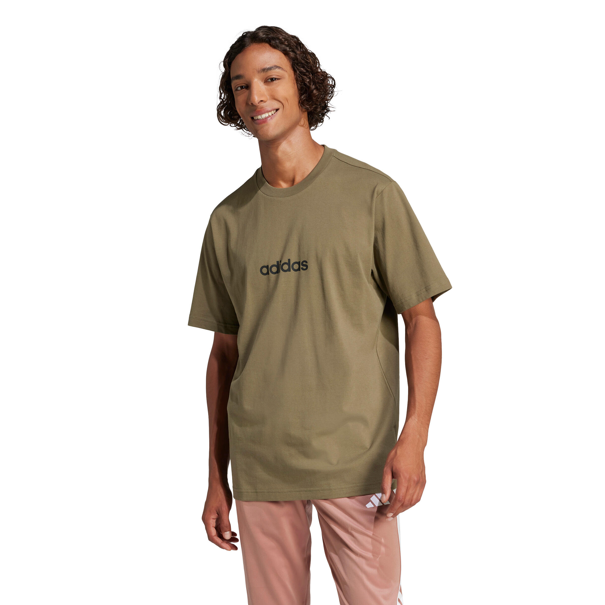 Camiseta de punto simple adidas Essentials Linear 2/7