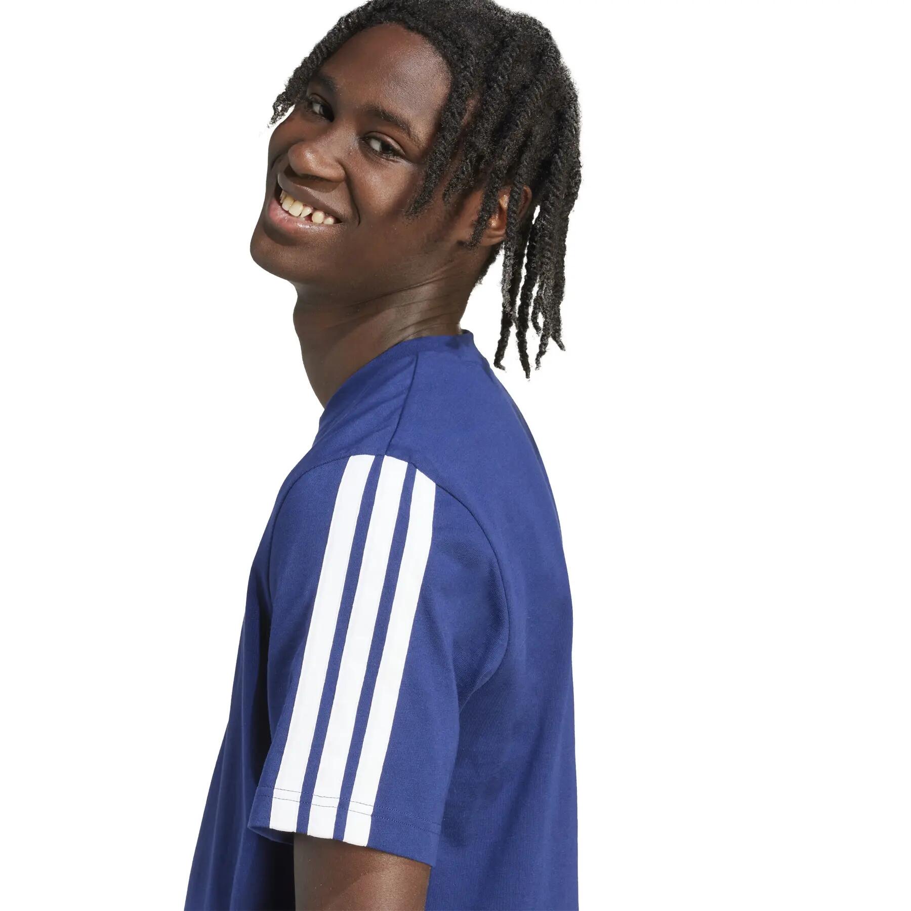 T-shirt Adidas Modèle Jv6785 Couleur Bleu 5/6