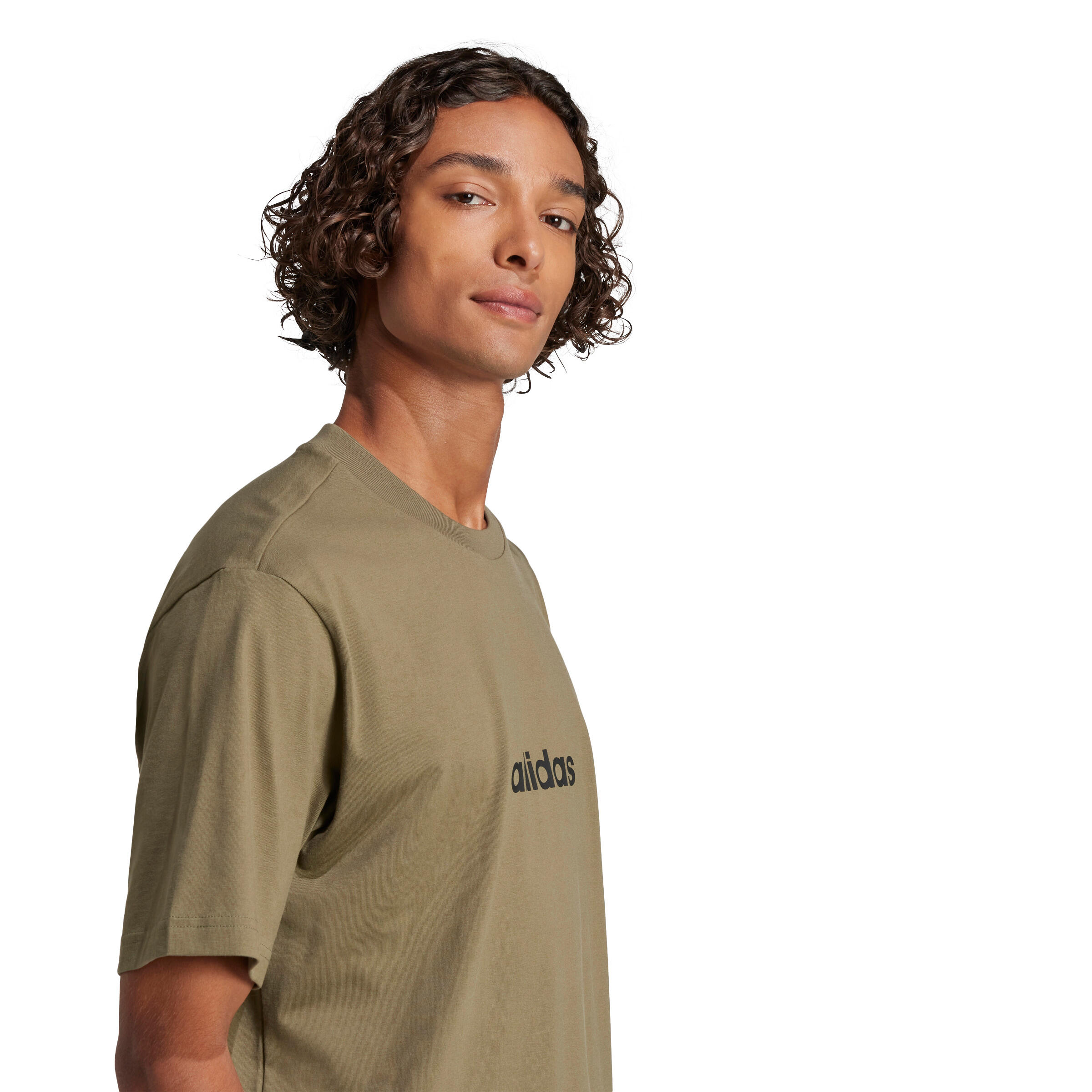 Camiseta de punto simple adidas Essentials Linear 5/7