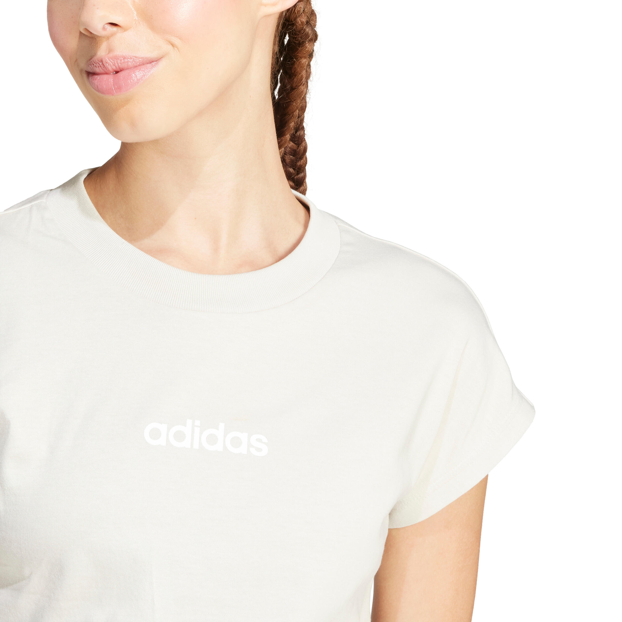 Dames-T-shirt adidas Essentials Linear 6/6