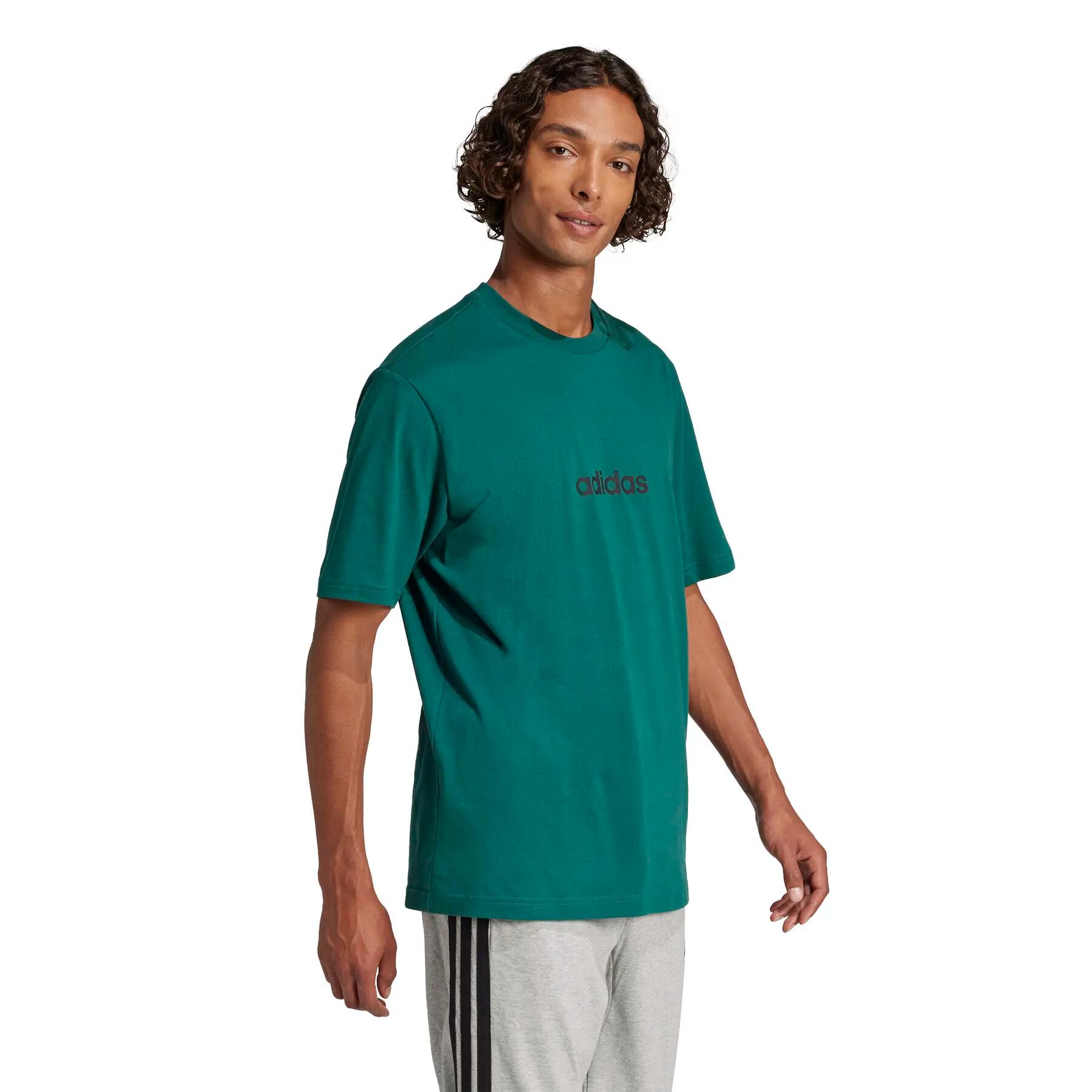 T-shirt van eenvoudige jersey adidas Essentials Linear 3/6