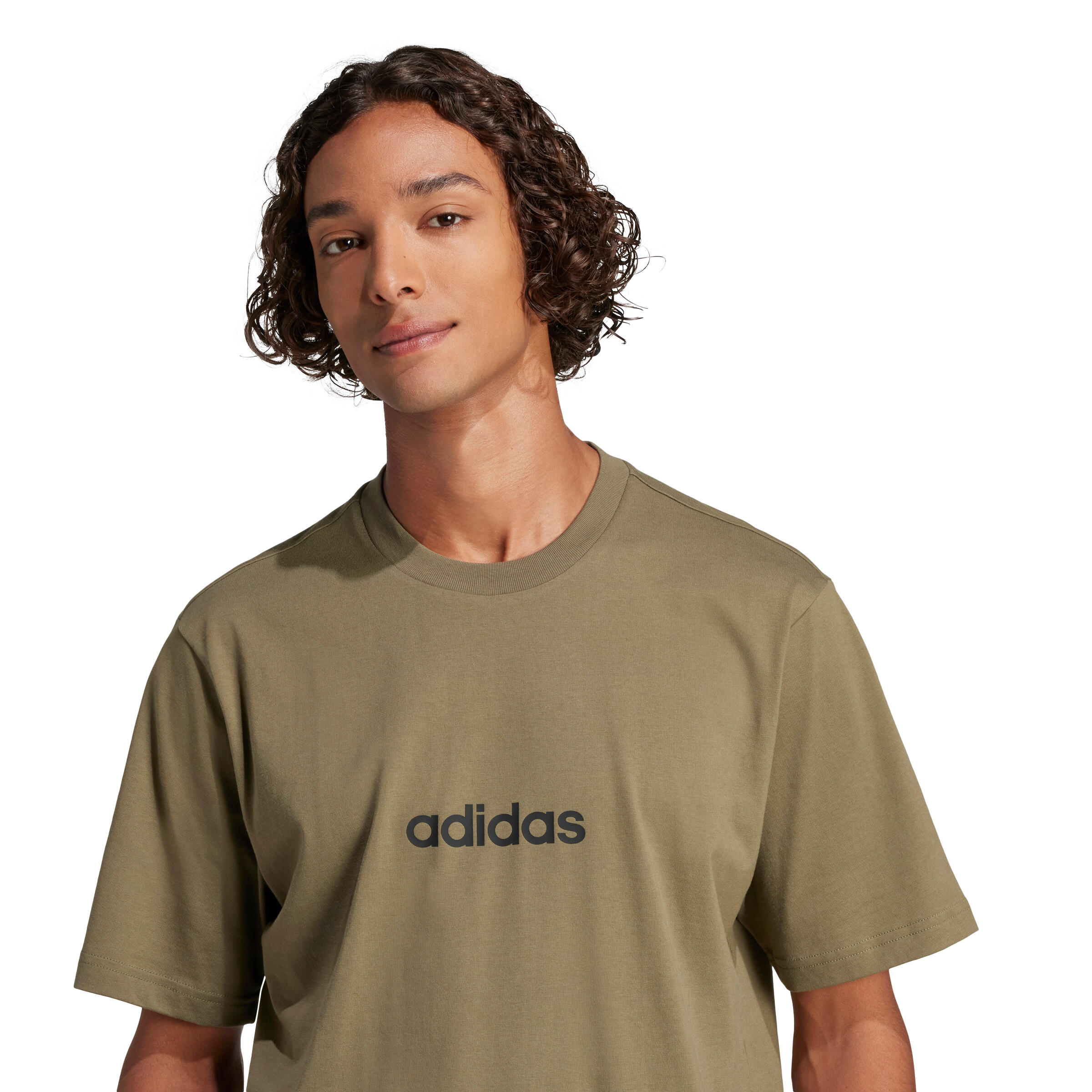 T-shirt de jersey simples adidas Essentials Linear 6/7