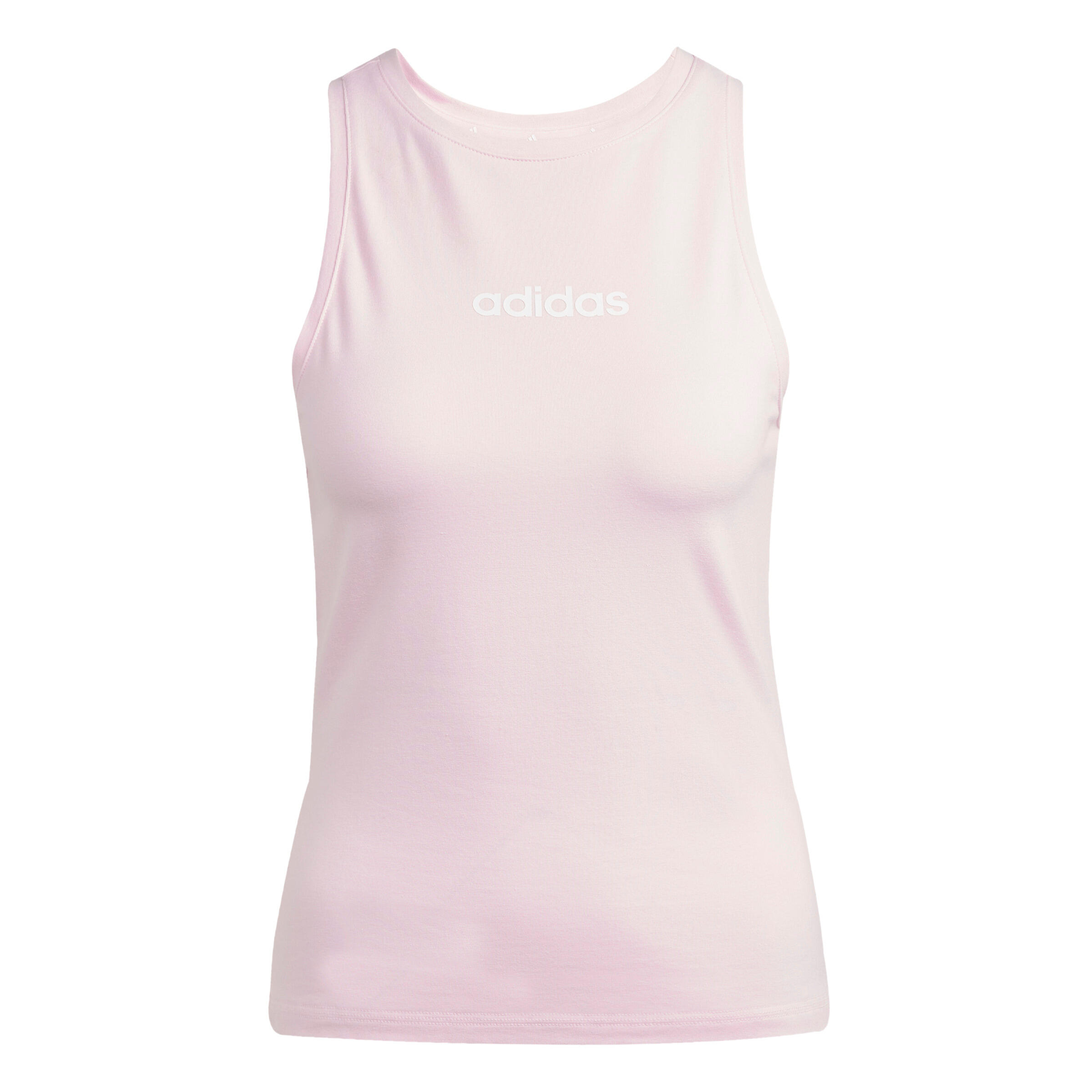 Slim fit katoenen tanktop voor vrouwen adidas Essentials Linear 1/6