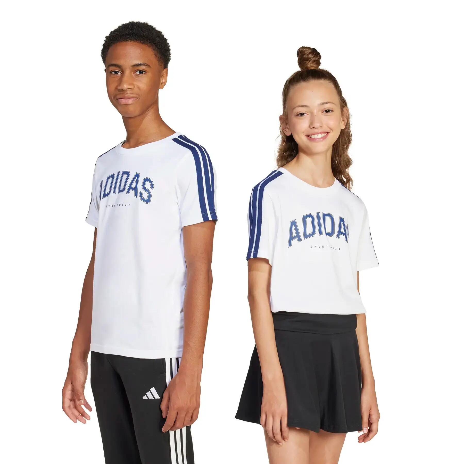 Camiseta infantil adidas Codes Collegiate Graphic 4/7
