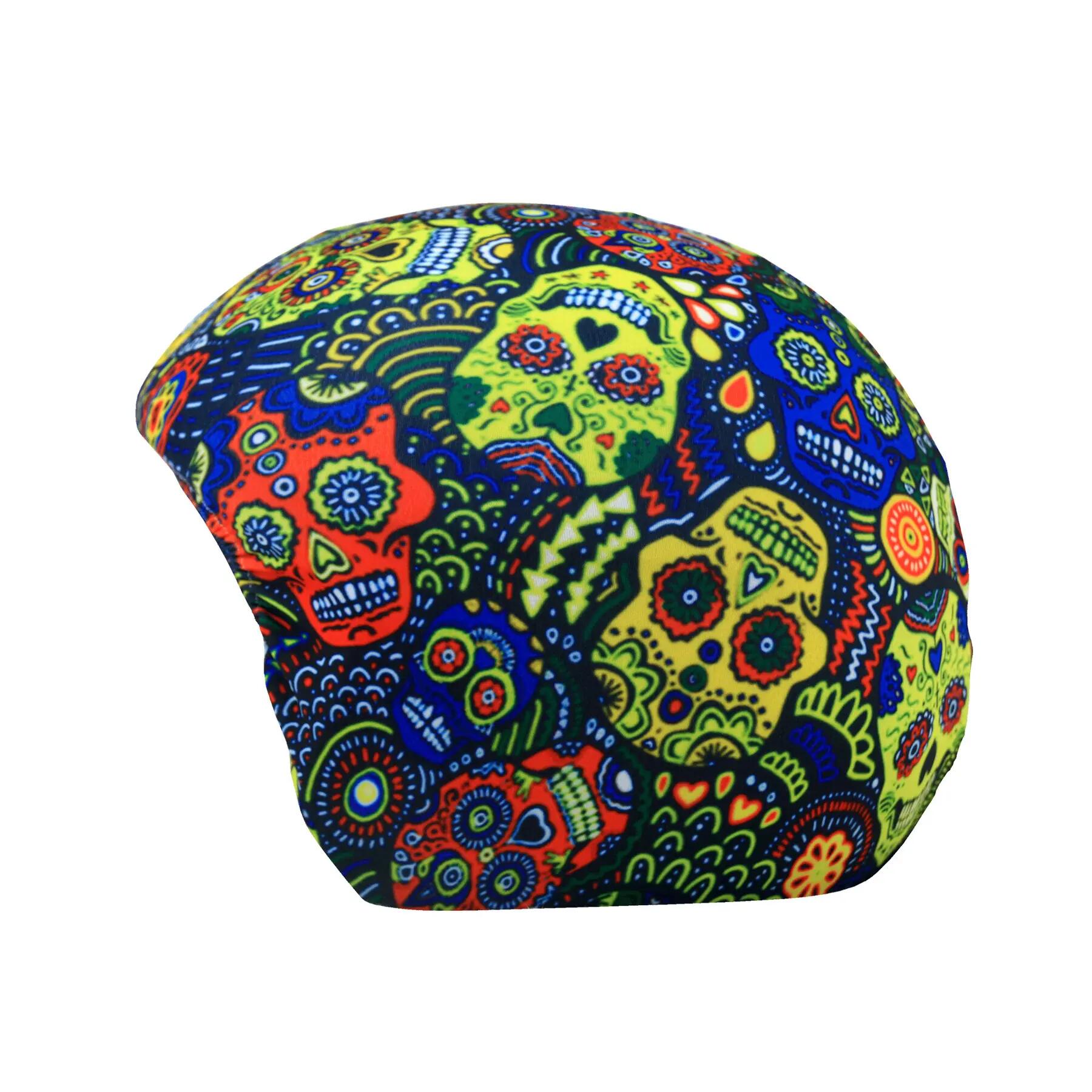 Coolcasc Couvre-casque Multisport Imprimé Football - Taille Unique - Compatible Ski, Vélo, Skate, Scooter - Lavable En Machine