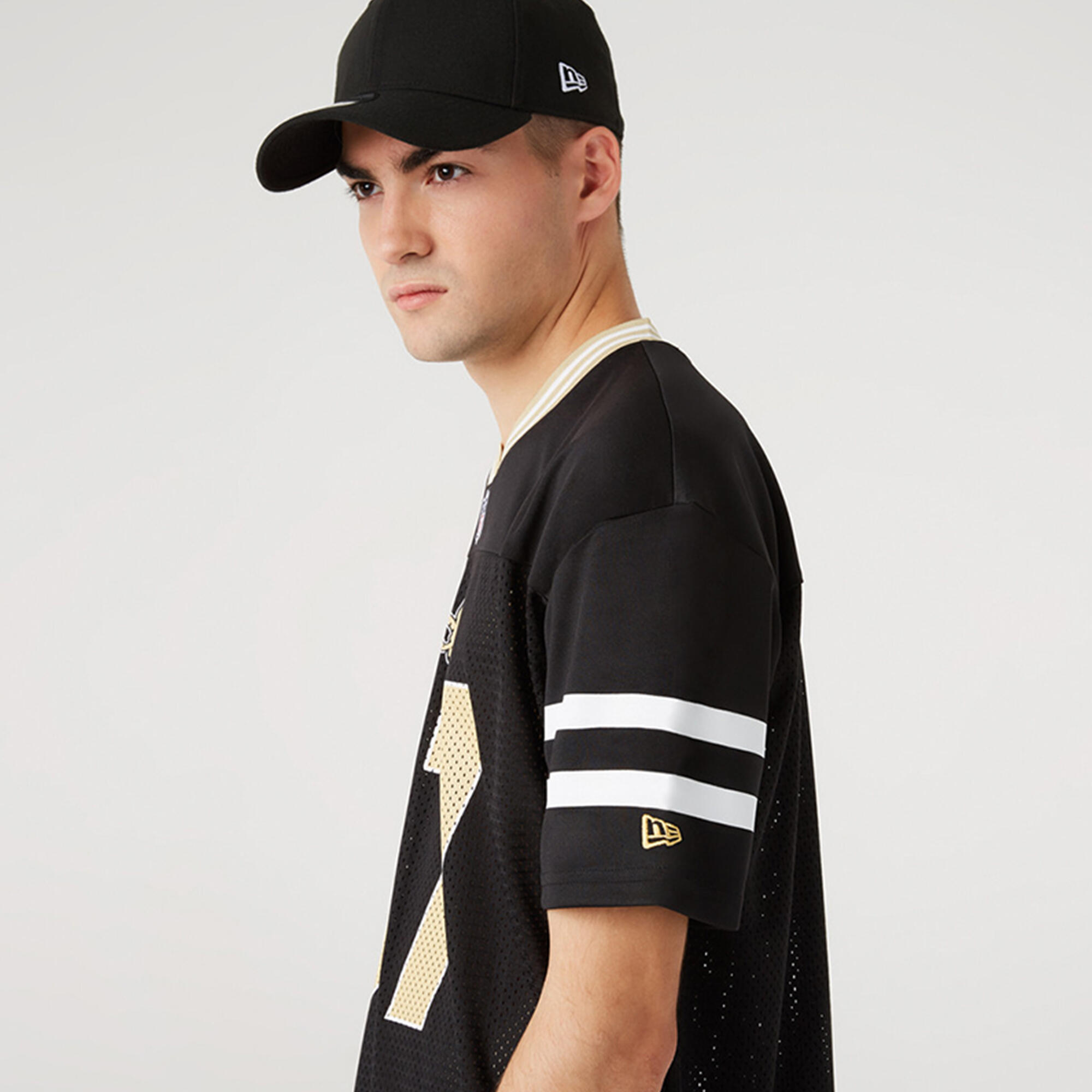 Jersey New Era Des New Orleans Saints Noir NFL Logo 3/7
