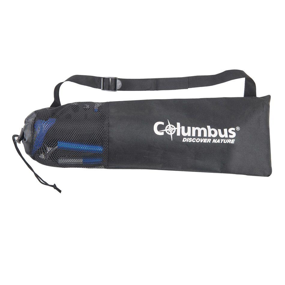Par Bastones de trekking plegables Aluminio Columbus outdoor Tra7075 azul 4/5