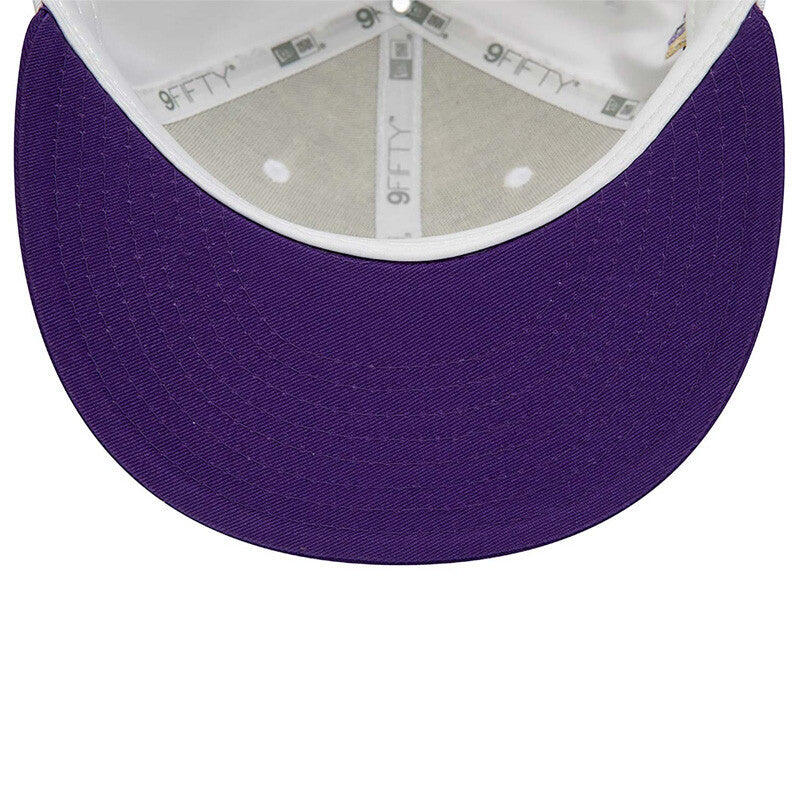 Casquette Snapback 9FIFTY NBA Los Angeles Lakers Crown Patches Unisexe NEW ERA 6/6