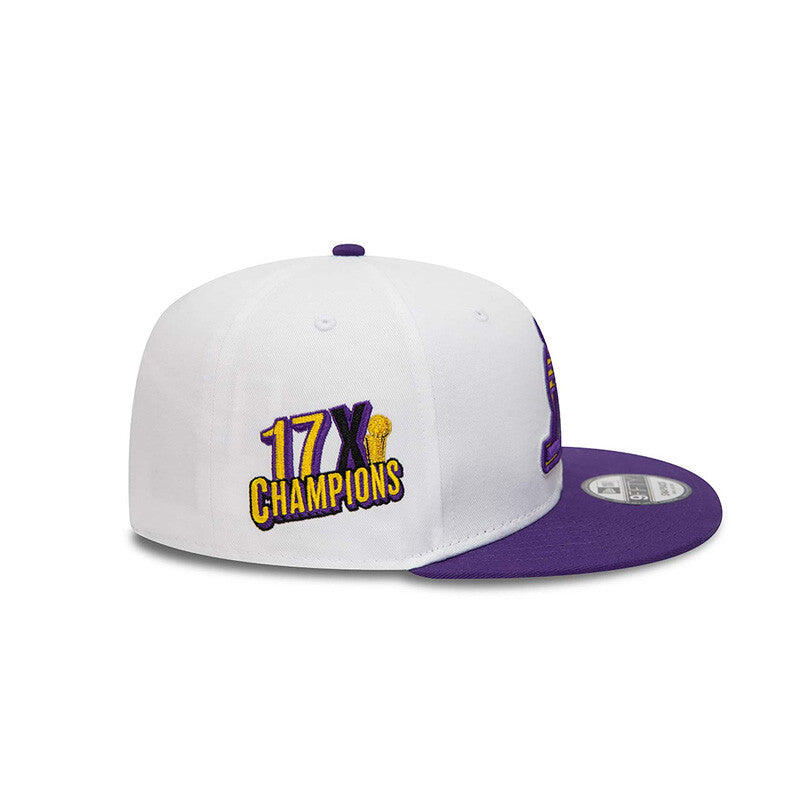 Snapback Cap 9FIFTY NBA Los Angeles Lakers Kroonpatches Unisex NEW ERA 5/6