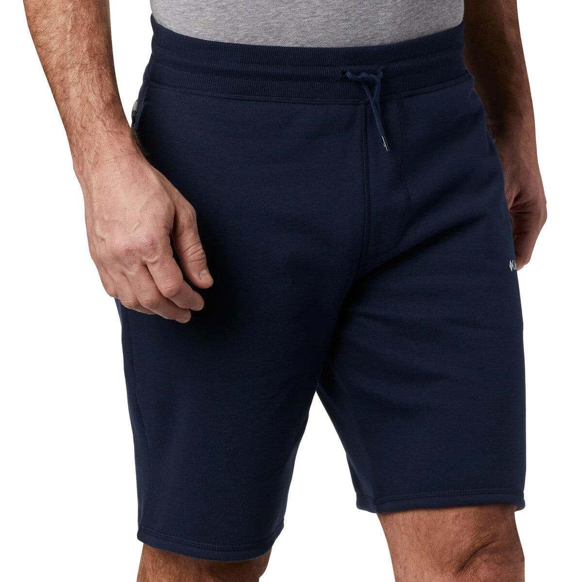 COLUMBIA Short Homme Logo Fleece - Collegiate Navy 4/5