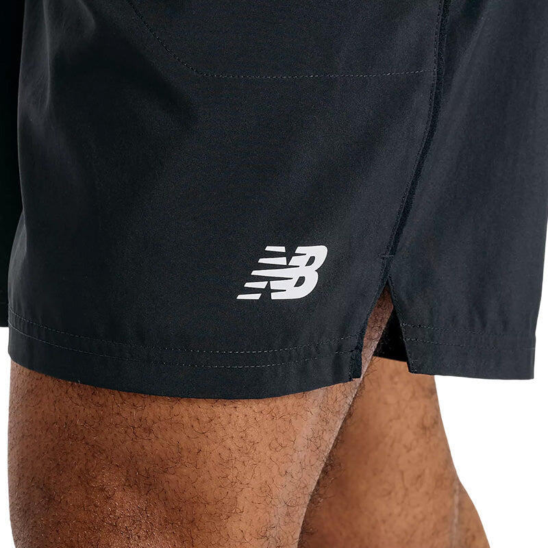 Short Sportivo Uomo New Balance Nero Foderato 6/7