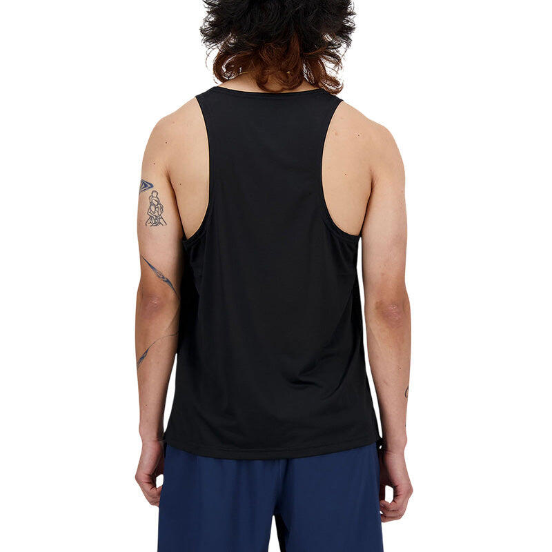 Canotta Uomo Nera New Balance Sportiva 4/5