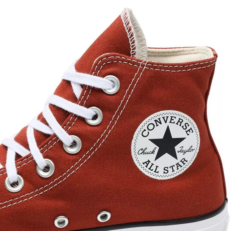 Chaussures casual femme Converse Chuck Taylor All Star Lift Hi Marron 7/7