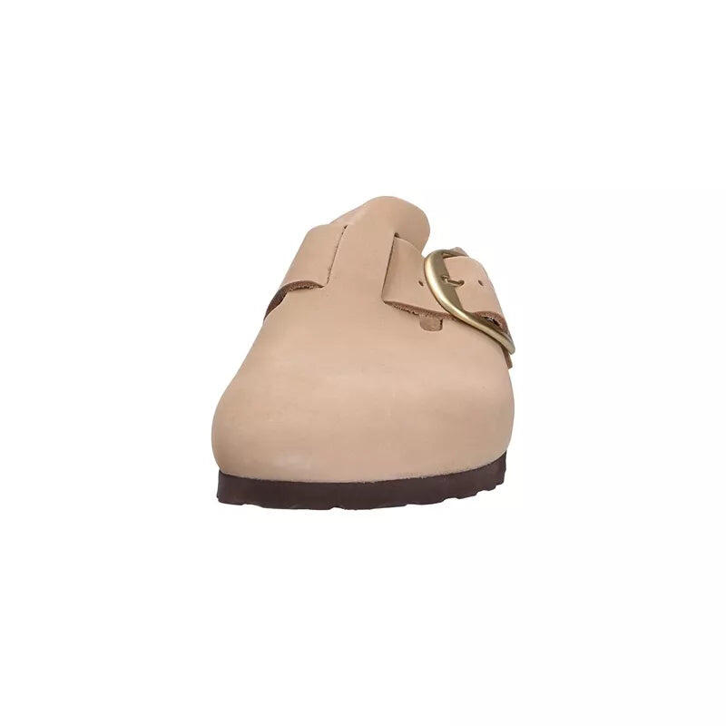 Sandalias Planas Mujer Birkenstock Boston Big Buckle Beige 6/7