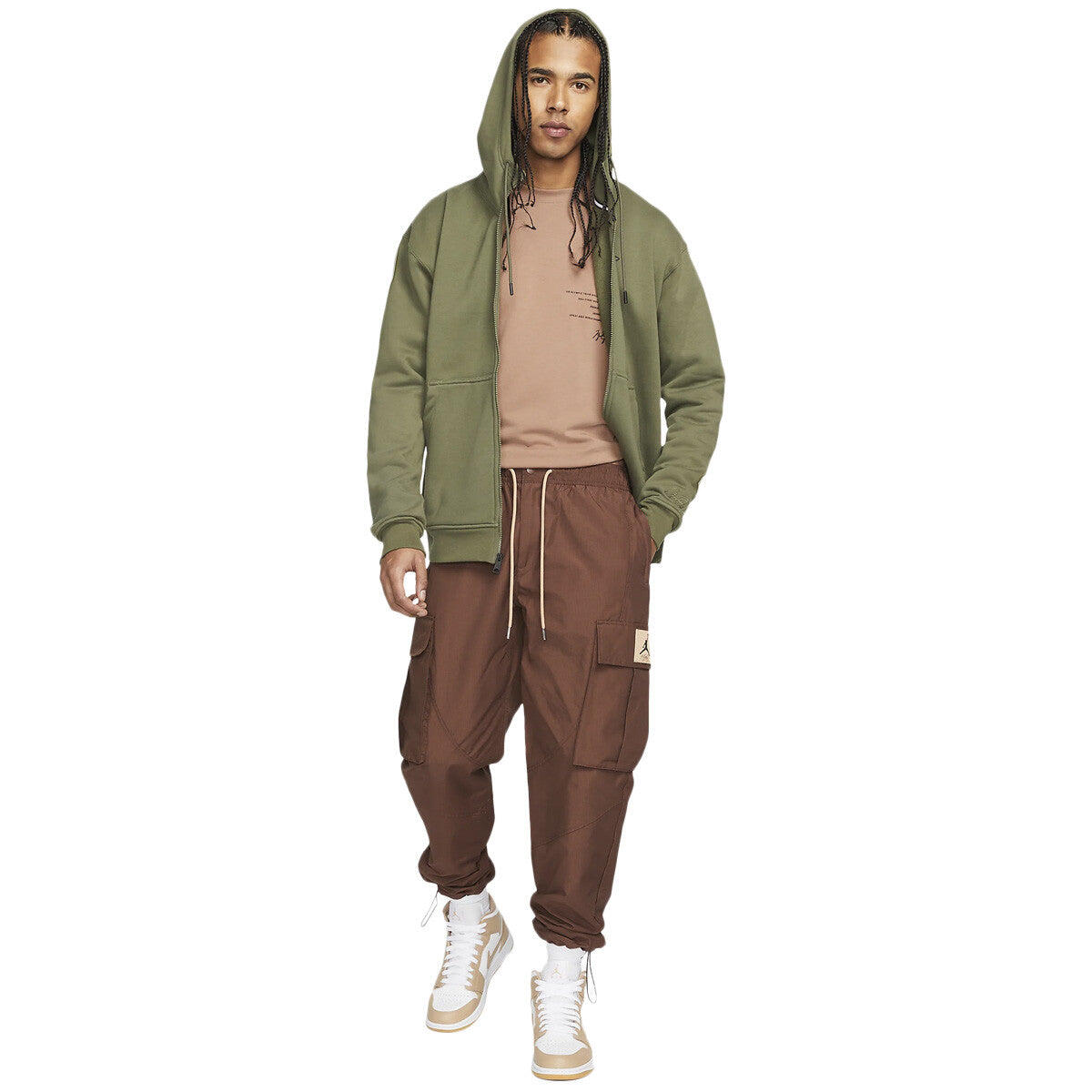 Ritshoodie Essentials Groen - DA9810-222 6/6