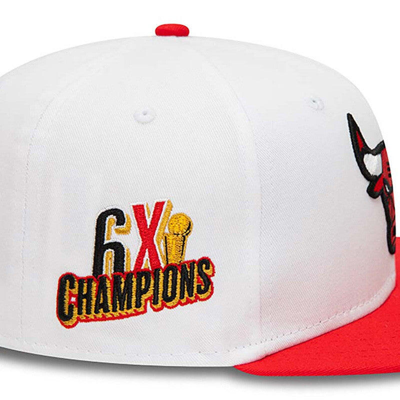 Casquette Snapback 9FIFTY NBA Chicago Bulls Crown Patches Unisexe NEW ERA 5/6