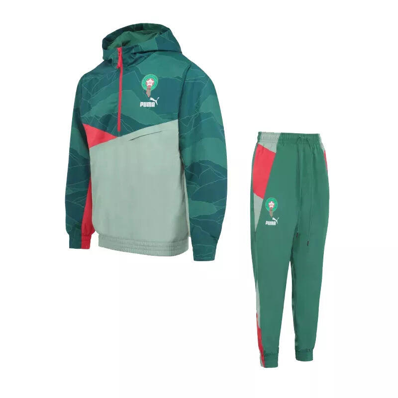 Pantalon Puma FRMF WOVEN PANTS Vert 4/4