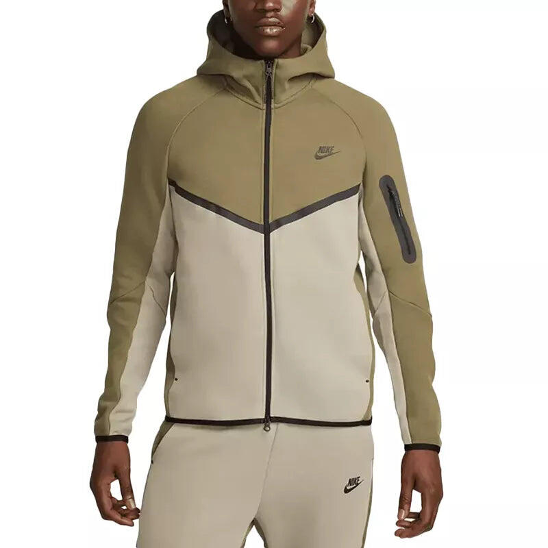 Bluza z Kapturem I Suwakiem Na Całej Długości Tech Fleece Rozmiar M Zielony - H… 2/6