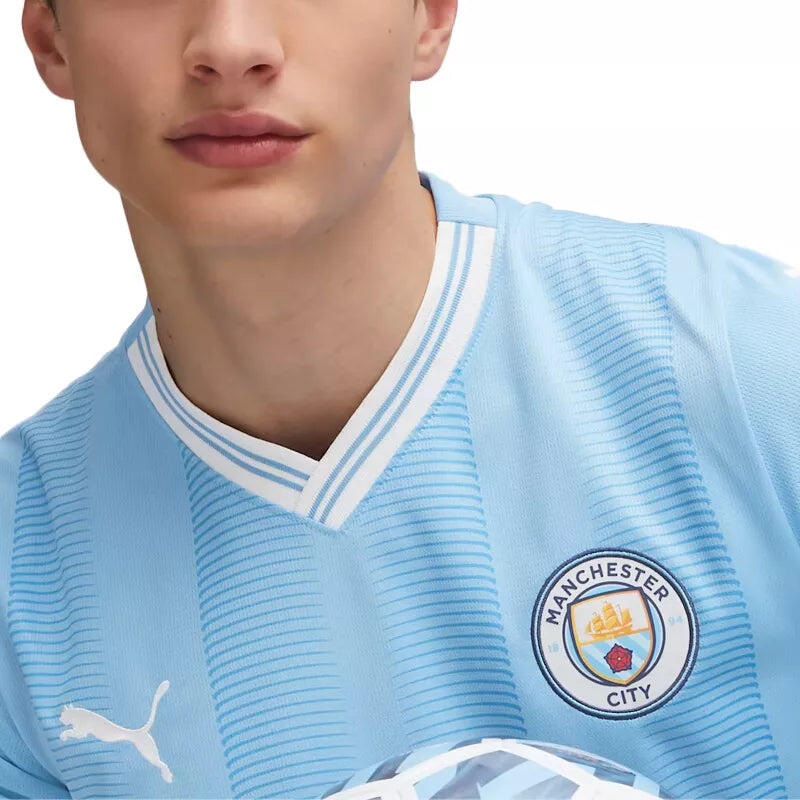 Veste MCFC HOME JSY REP Puma 01-Team Light Blue-PUMA W 770438 - Puma 7/7