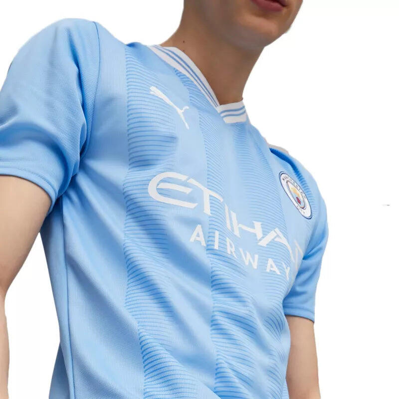 Veste MCFC HOME JSY REP Puma 01-Team Light Blue-PUMA W 770438 - Puma 6/7