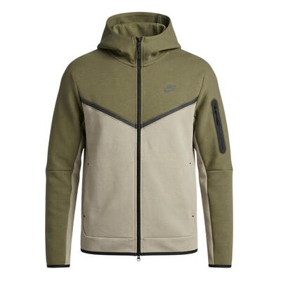 Ritshoodie tech fleece groen - hv0949-222
