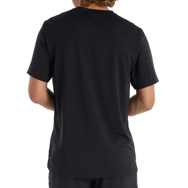 T-Shirt Noir Homme New Balance MT51801 3/5