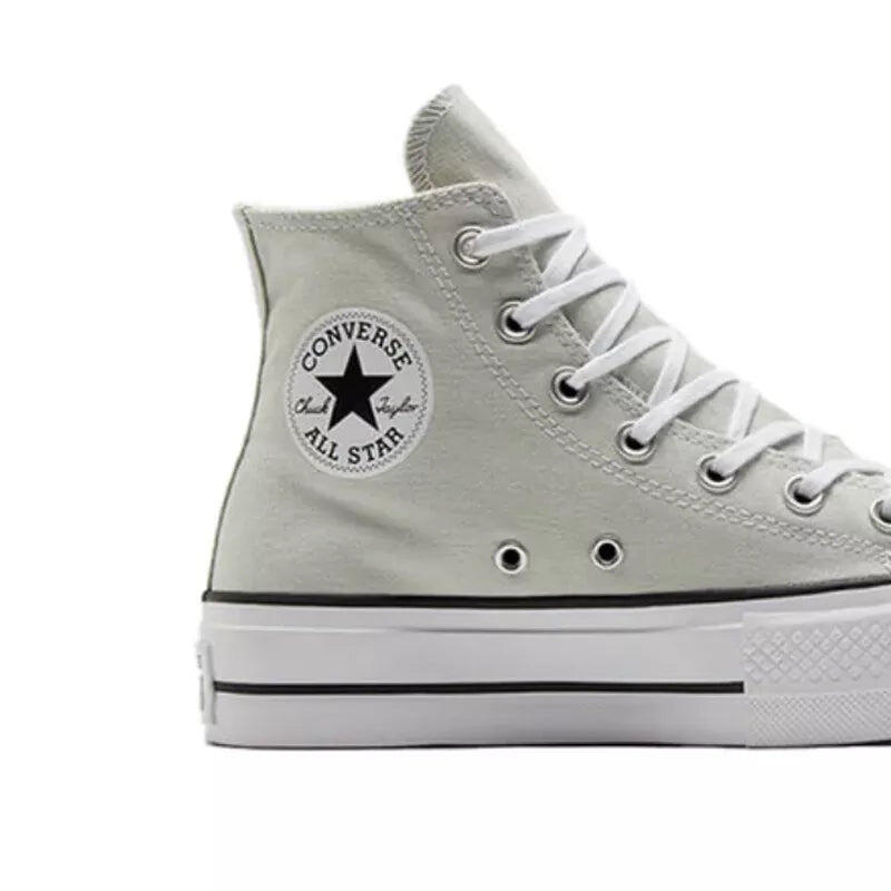 Baskets Converse Modèle Chuck Taylor All Star Lift Hi Couleur Gris 6/6