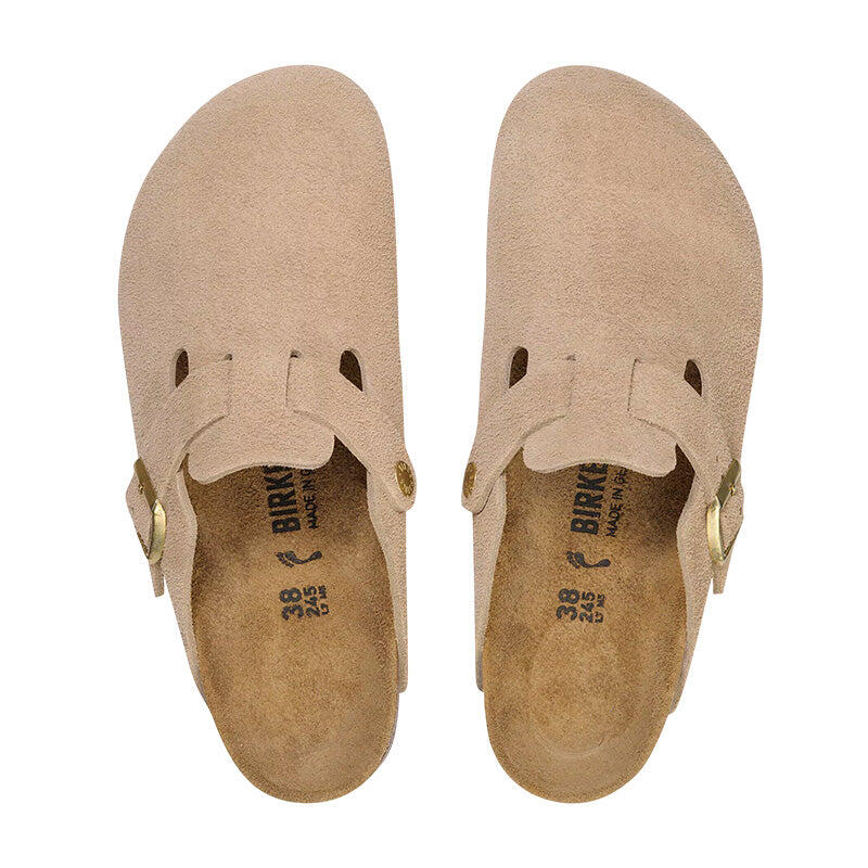 Clogs Dames Birkenstock Boston Leve Beige 5/7