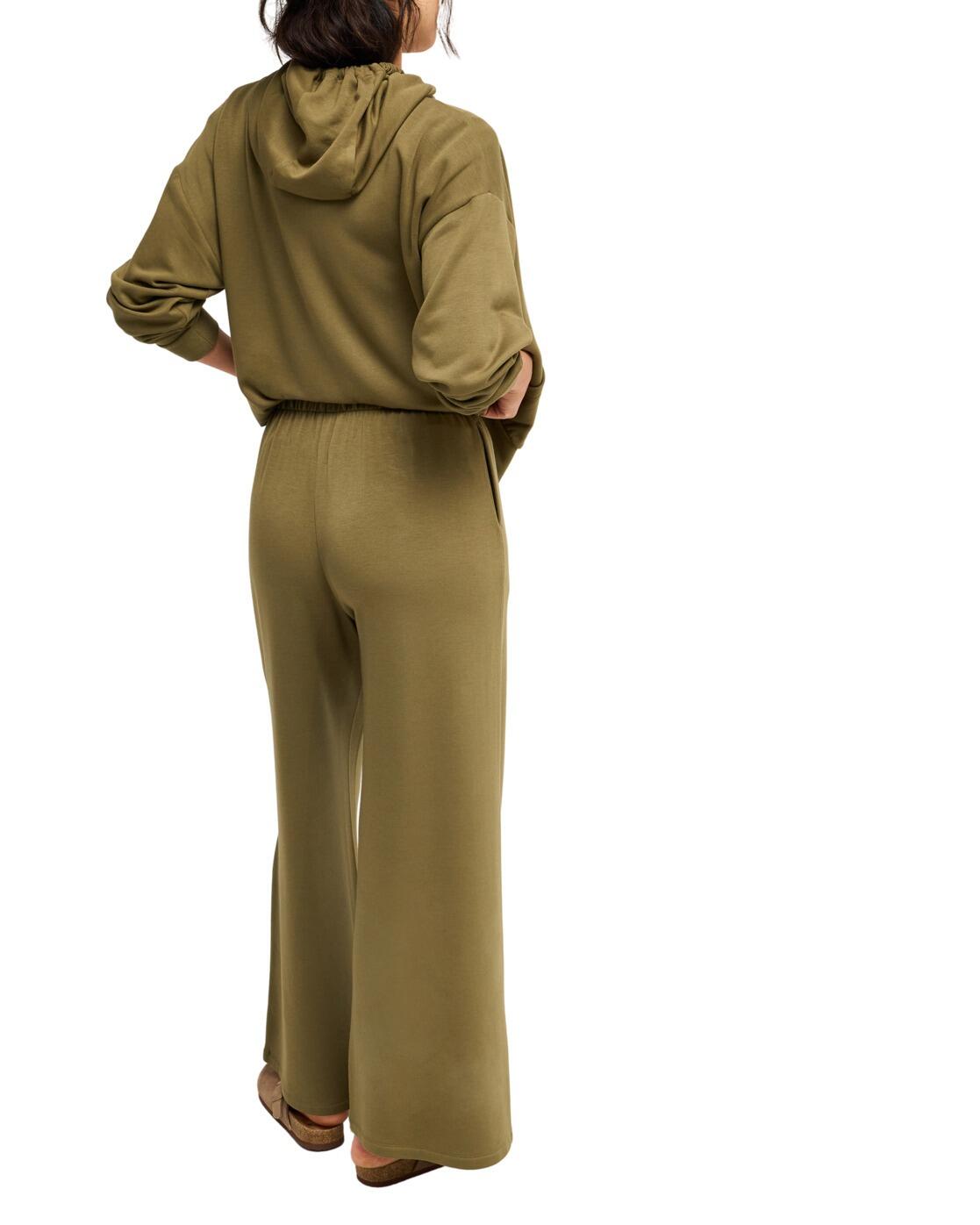 Lounge-Jogginghose mit weitem Bein SURFING BY SUNLIGHT Grün Dames 2/4