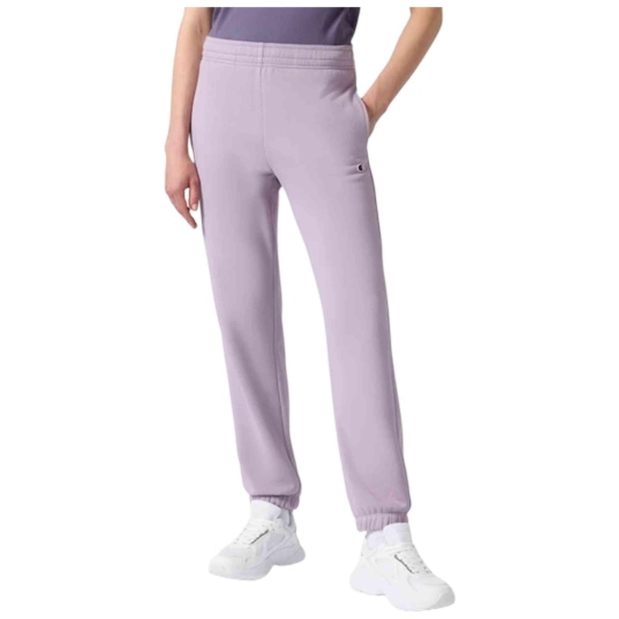 Pantalon de survêtement Champion modèle jogger w icon violet pour femmes 2/5
