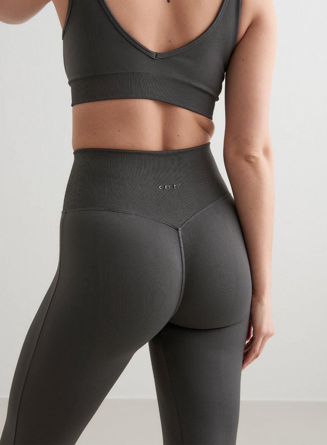 Shadow Grey Shape Seamless Flare Tights 4/7