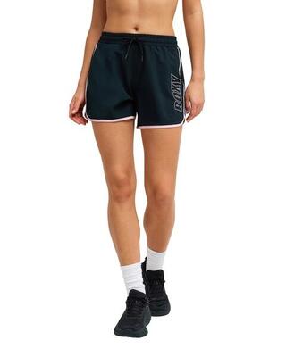 Elastische shorts everyday flow grün dames