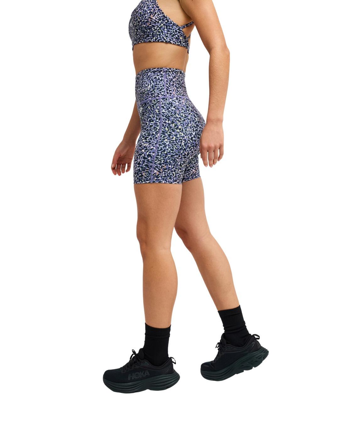Short Biker de sport HEART INTO IT BIKER PT Violet Femme 3/4