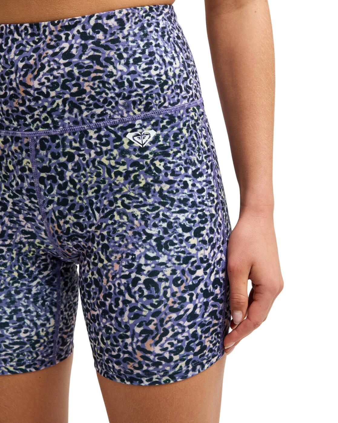 Short Biker de sport HEART INTO IT BIKER PT Violet Femme 4/4