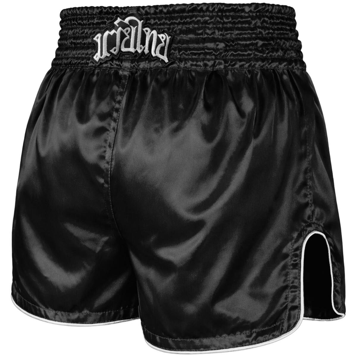 Short de Muay Thai 8 Weapons Mongkol Noir/Blanc S 5/5