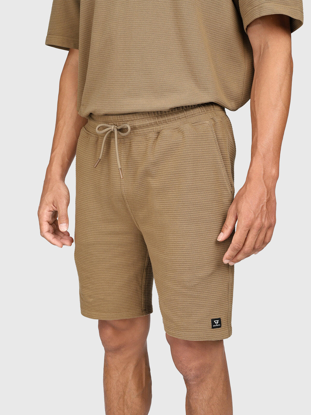 Shiptern Heren Shorts Hiking Korte Broek Heren Regular Fit Shitake 7/7